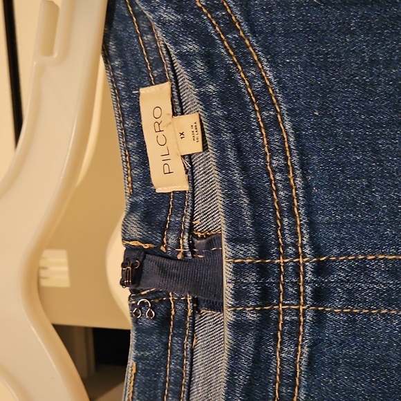 Anthrpologie Women's Blue Denim Dress Sz 1x - Picture 3 of 15